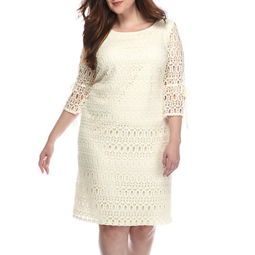 Madison Leigh Crochet Lace Dress - 14